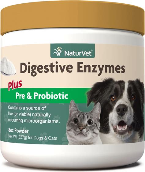 Amazon.com : NaturVet – Digestive Enzymes for Dogs - Plus Probiotics ...