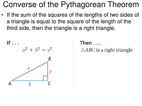 PPT - 8.1 Pythagorean Theorem and Its Converse PowerPoint Presentation - ID:7010895