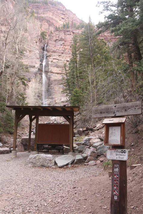 Cascade Falls - A Waterfall with Mining Relics in Ouray