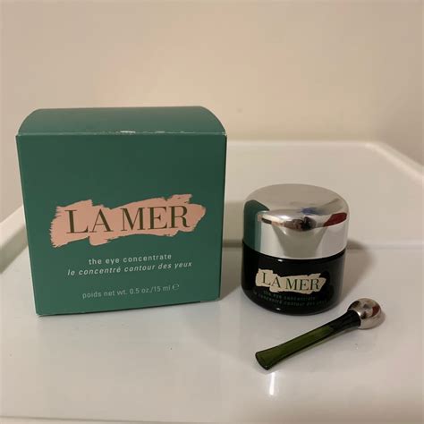 Empty Jar - La Mer Eye Concentrate + Applicator + Box, 美容＆化妝品, 皮膚護理, 面部 ...