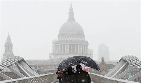 London weather radar: What time will it start snowing in London TODAY ...