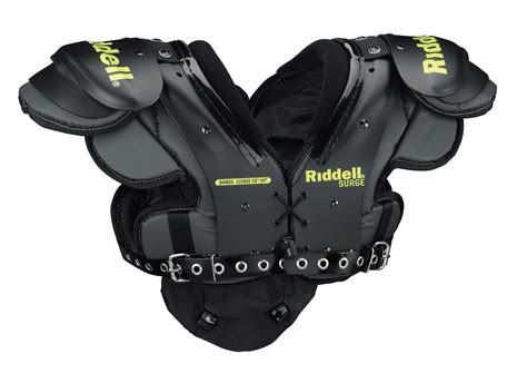 Riddell Surge Youth Football Shoulder Pad, Black/Volt, Medium - Walmart.com