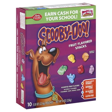 Betty Crocker Fruit Flavored Snacks Scooby-Doo - 10 ct