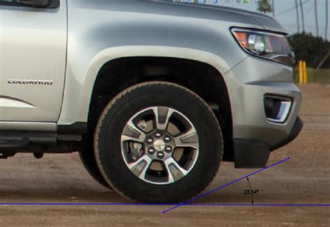 Approach angle | Chevy Colorado & GMC Canyon