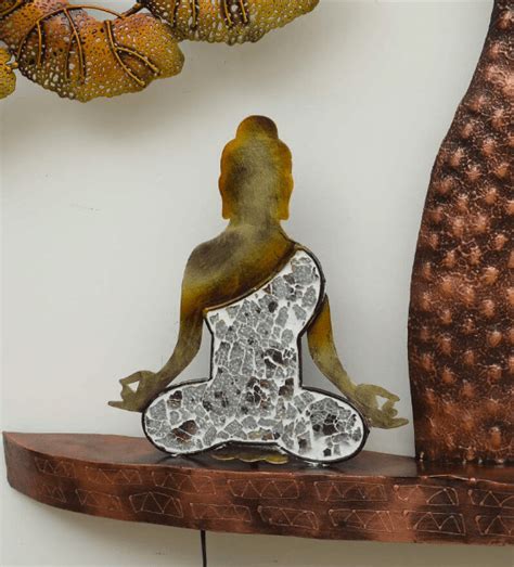 Buddha Tree Multicolor with LED Metal Wall Art – Haroth.com