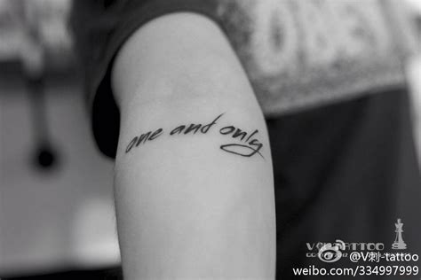 #tattoo one and only | Tattoo quotes, Tattoos, Tatting