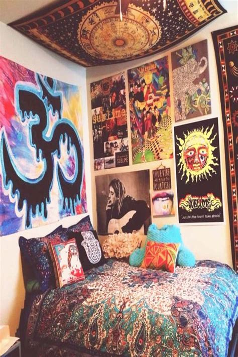 aesthetic awesome bedroom grunge hipster indie posters trippy | Indie ...