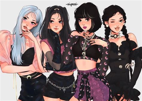 Pin di ♡Regina♡ su BLACKPINK | Disegni di ragazze, Disegni di moda, Illustrazioni cartoon