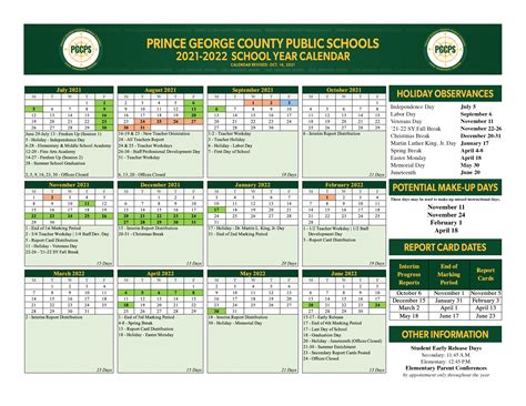 Prince William County Calendar - Customize and Print