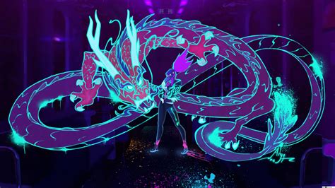 Blue Neon Dragon Wallpapers - Wallpaper Cave