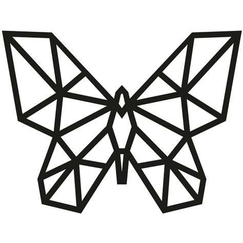 Wall sticker origami butterfly | wall-art.com