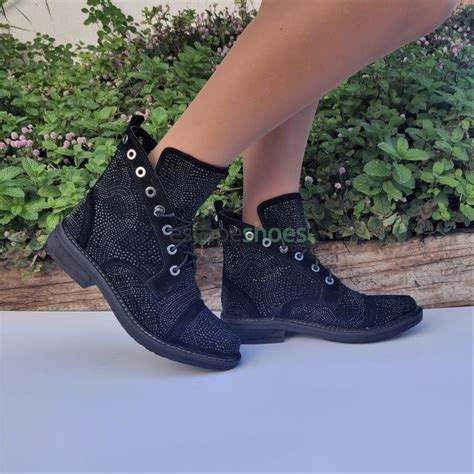 Ankle Boots ALMA EN PENA Crosta Black i20502