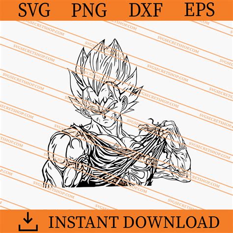 Vegeta Svg Anime Svg Dragon Ball Character Svg Svg Secret Shop | The Best Porn Website