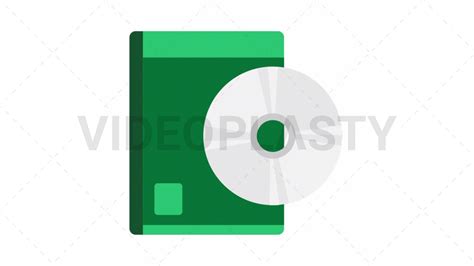 CD Box Icon [Royalty-Free Stock Animation] | VideoPlasty