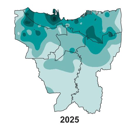 Jakarta's land subsidence on 2025.