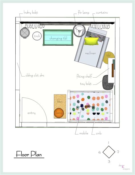 How to Create the Best Floor Plan for Your Nursery — Decor & Diapers ...