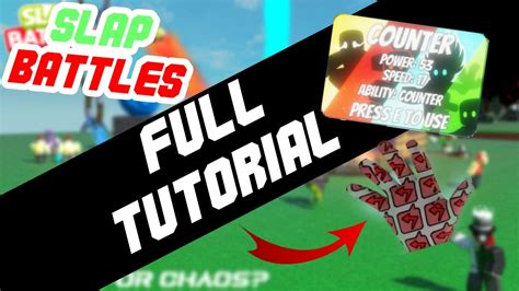 How To Get Counter - Full Tutorial [ Slap Battles ] - YouTube