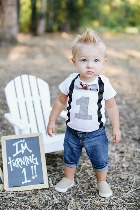 20 Cute Outfits Ideas for Baby Boys 1st Birthday Party | Baby boy 1st ...