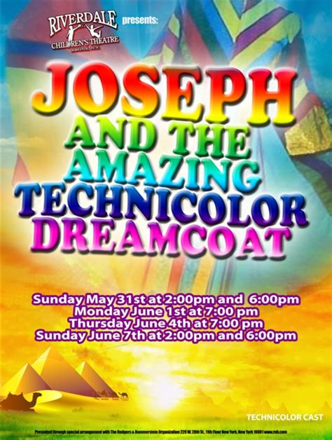 Joseph and the Amazing Technicolor Dreamcoat -Technicolor Cast at ...