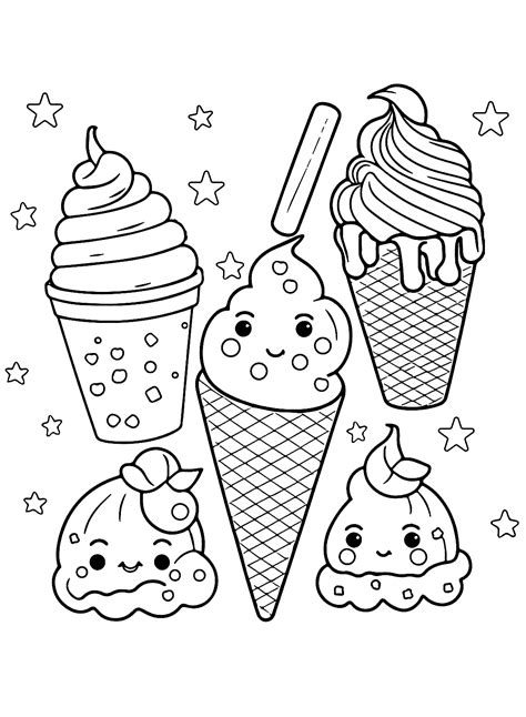 Ice Cream Ice Cream Coloring Pages Foronline - vrogue.co