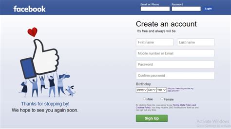 Facebook Login & Signup Page using HTML CSS - YouTube