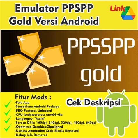 Jual PPSSPP Gold PSP emulator Android (Gratis 28 game PSP) | Shopee Indonesia