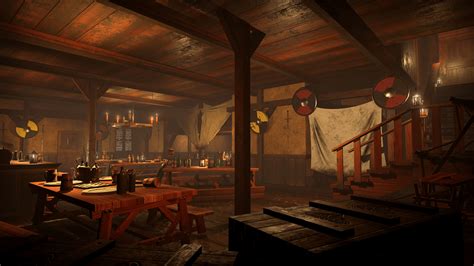 Medieval Tavern Background