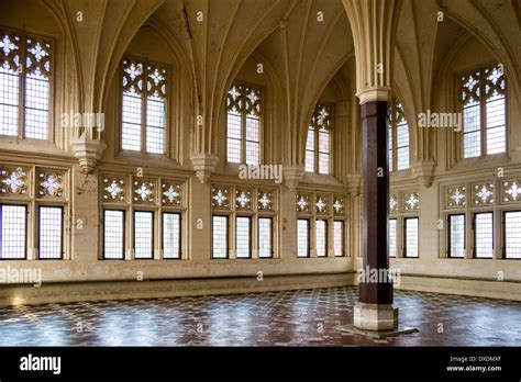 Malbork Castle interior room Stock Photo - Alamy