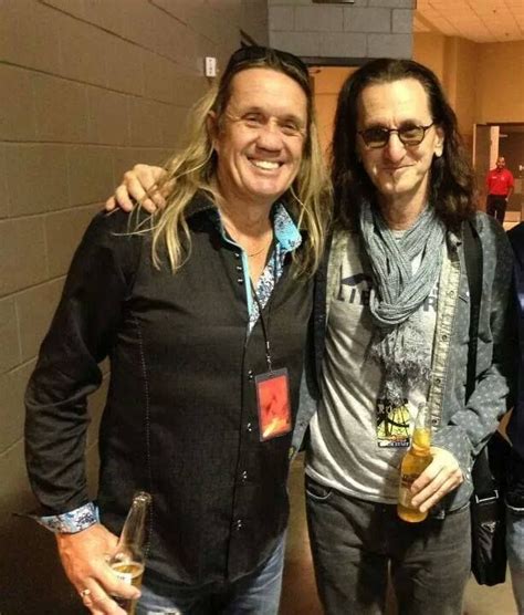 Rock is all about good looks. Nicko McBrain (Iron Maiden) and Geddy Lee (Rush) | Iron maiden ...