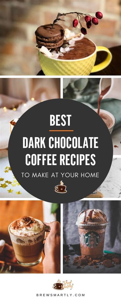 Best Dark Chocolate Coffee Recipes to Make at Your Home | Chocolate coffee recipes, Chocolate ...