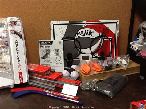 The Difference - Auction: NORCAL WAREHOUSE AUCTION ITEM: Majik 5 In 1 sports center Open box