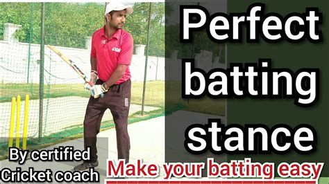 Proper batting stance for batsman || what is the best stance for ...