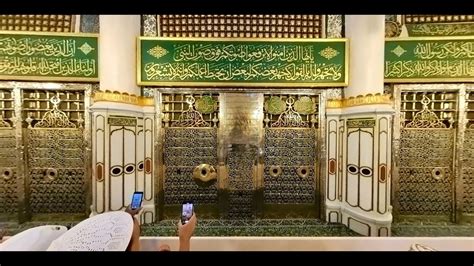 4K 360 View in Masjid Nabawi 2022 (Raudhah & Makam Nabi Muhammad SAW) Taman Syurga, Madinah ...