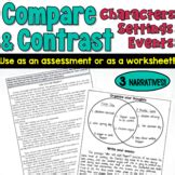Compare And Contrast Worksheet 1st Teaching Resources | TpT