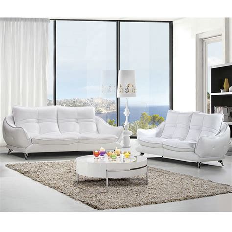 White Leather Sofa Set | Cabinets Matttroy