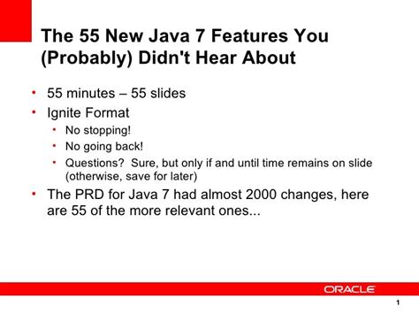 55 New Features in Java 7