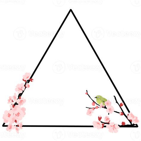 Pink Flowers Frame 15327594 PNG