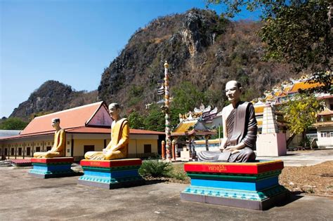 Premium Photo | Buddhist saint holy arhat or buddhism noble monk arahant statue for thai people ...