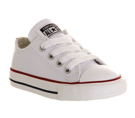 Converse All Star Low Infant Shoes Optical White Leather - Unisex