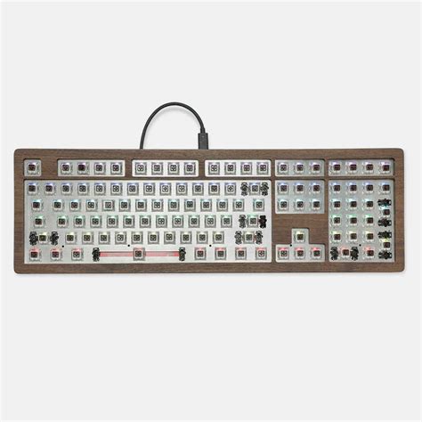 AoPo AP108 Wooden Mechanical Keyboard Kit | Mechanical Keyboards | Full Size Mechanical ...