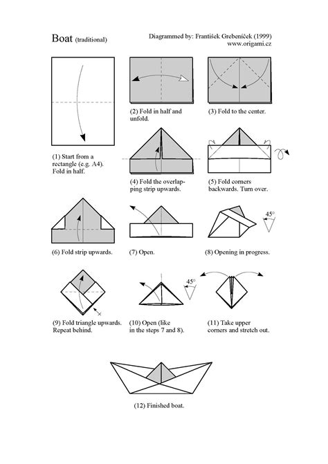 How to make a paper boat | Origami boat instructions, Make a paper boat, Origami boat