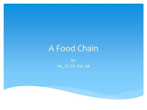 PPT - A Food Chain PowerPoint Presentation, free download - ID:6826710