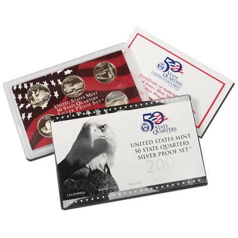 2005 United States 50 State Quarter Silver Proof Set - Buy And Sell ...