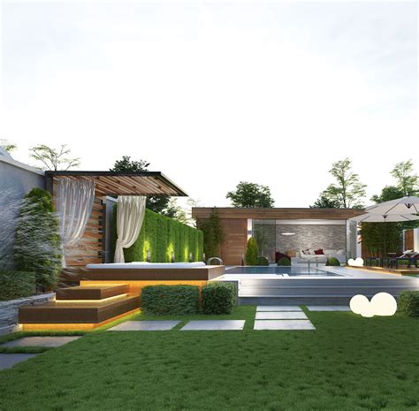 Modern landscape design - cadpastor