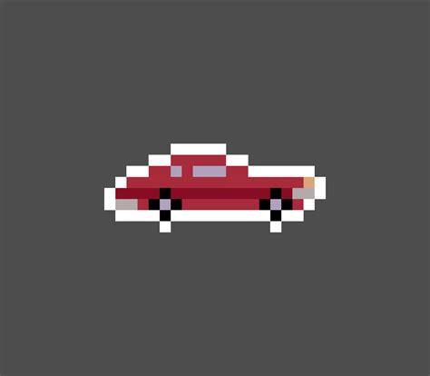 classic 8 bit car pixel art. Vector illustration of a car cross stitch pattern. 5256553 Vector ...