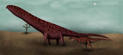 Argentinosaurus and Mapusaurus going for a stroll in Argentine Desert. No hunting involved. : r ...