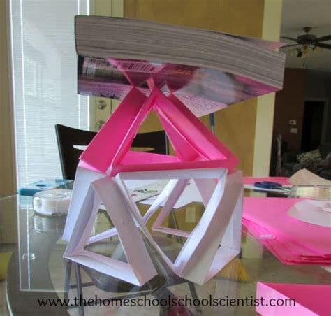 Paper Structures Engineering Challenge - The Homeschool Scientist