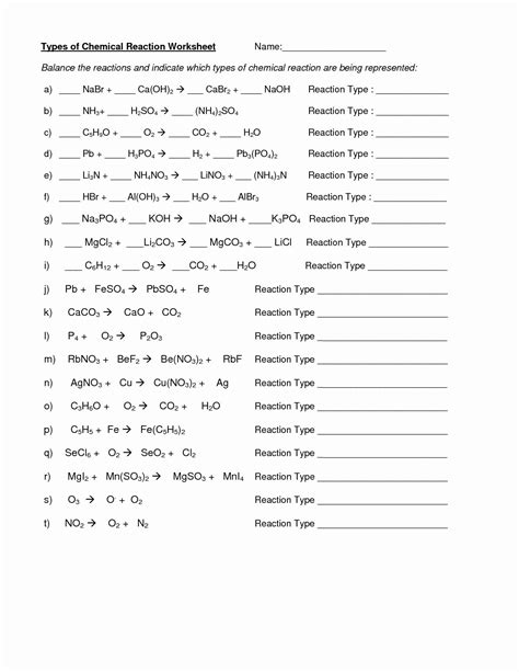 Balance Redox Reaction Worksheet