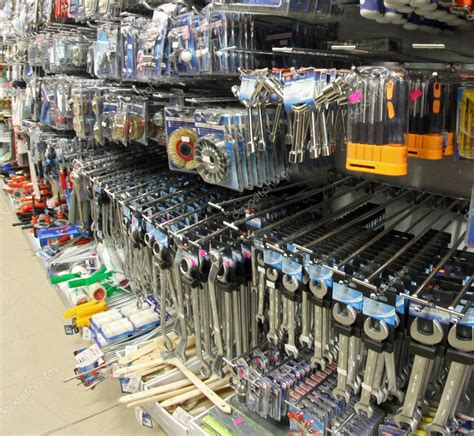 Tools in a hardware store very provided — Stock Photo © ChiccoDodiFC #33259873