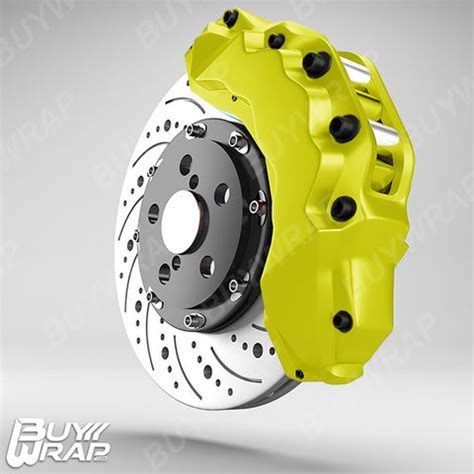 Yellow Brake Calipers - 3M Brake Caliper Wrap | BuyWrap.com